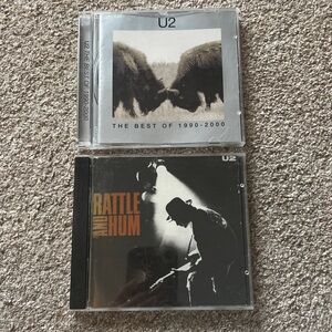 U2 Rattle and Hum + The Best of 1990-2000 CDs